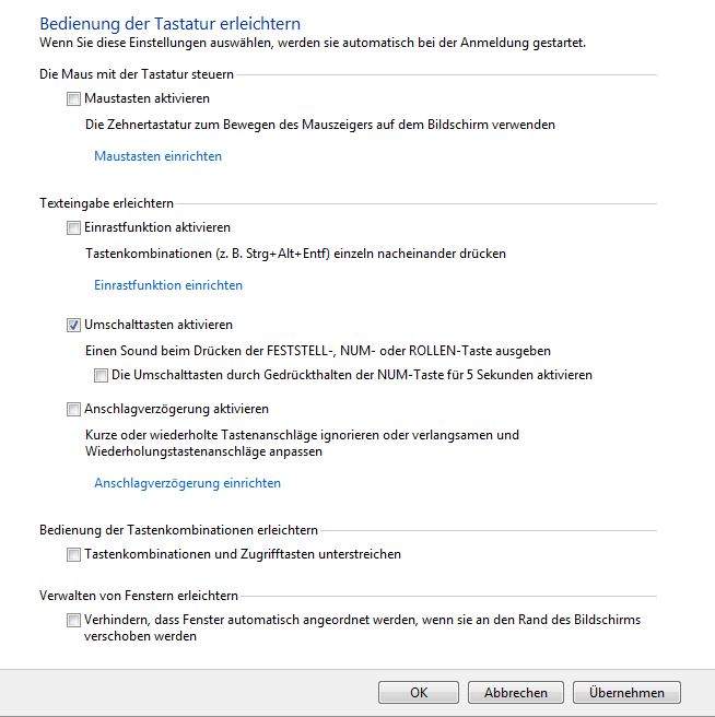 Problem mit Groß bzw Kleinschreibung, Capslocktaste lässt sich nicht abstellen PC