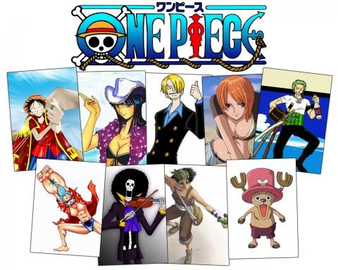 Die ganze Stohhut bande^^ - (Anime, One Piece)