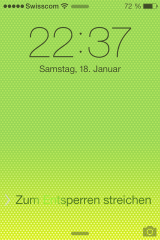 Iphone 5s Schriftfarbe Sperrbildschirm Homescreen Technik Handy