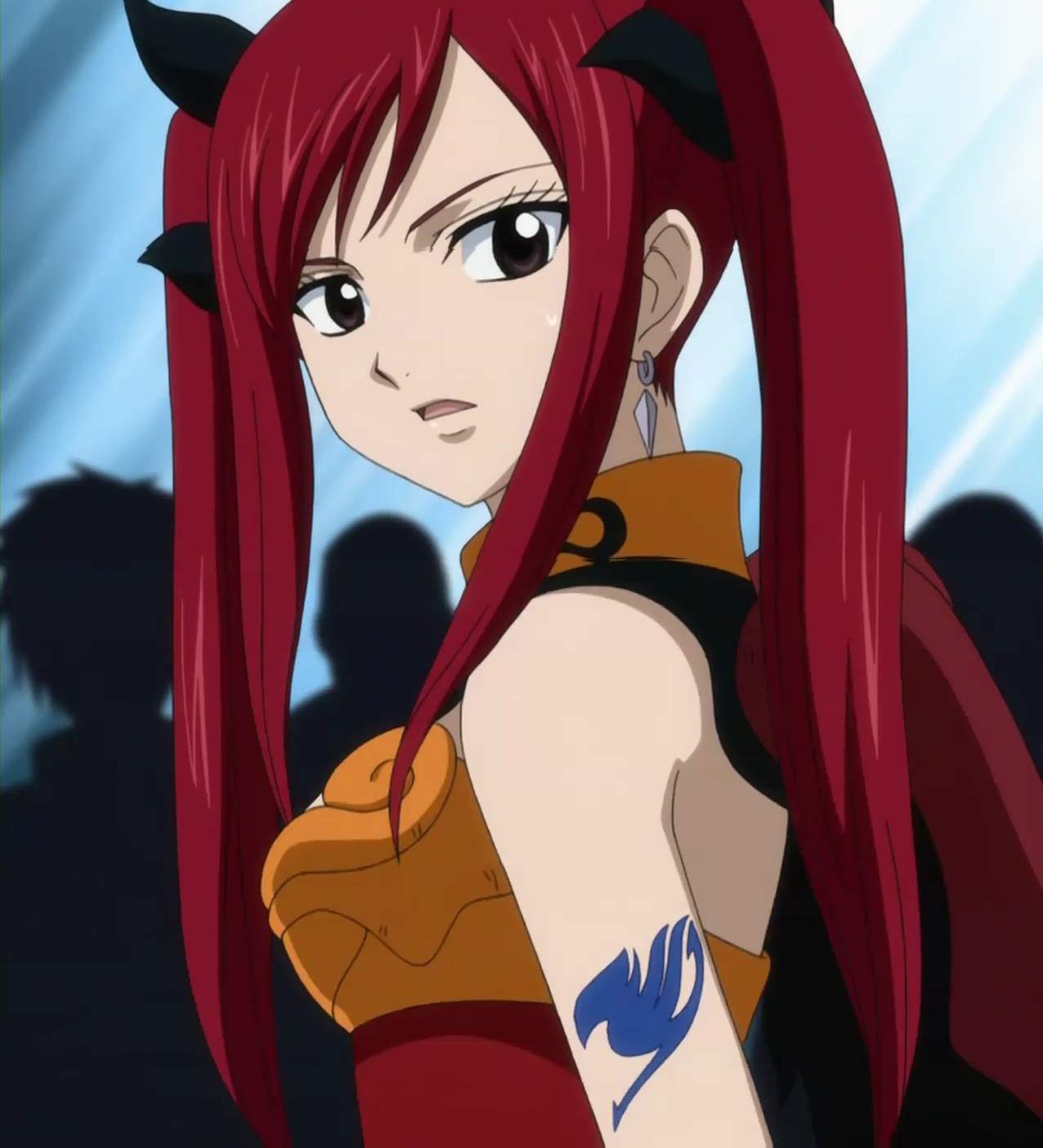 Anime Charakter mit langen, gewellten roten Haaren? (Haare, Manga, rot)