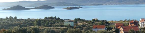 Blick auf die Adria mit der Insel  Galesnjak (Herzinsel) in der Nähe von Zadar  - (Reise, Kroatien)