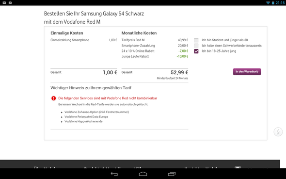 Vodafone Vorzeitige Vertragsverlangerung Hilfe Bitte Vertragsverlaengerung