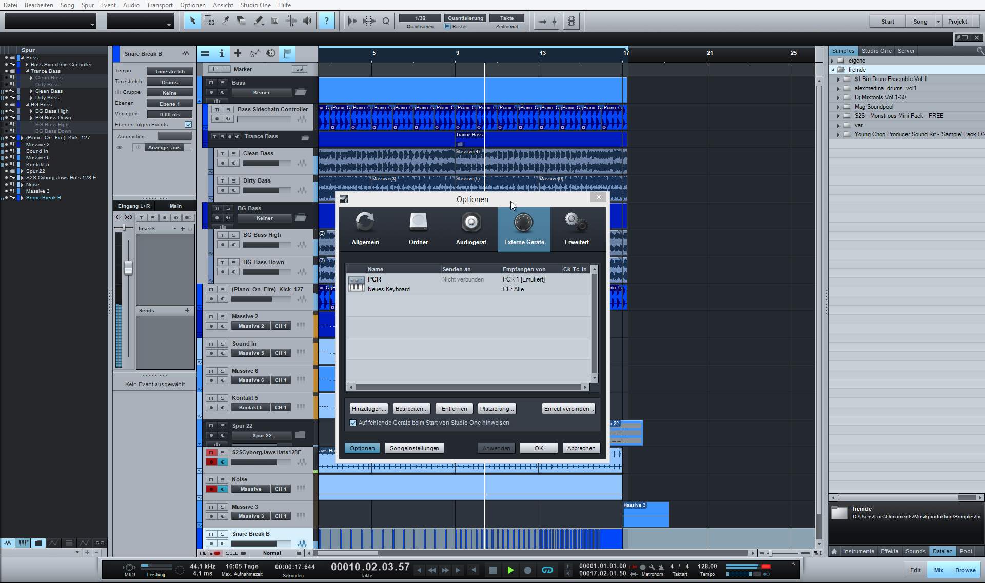 Wie nehme ich MIDI mit Studio One auf? (aufnehmen)