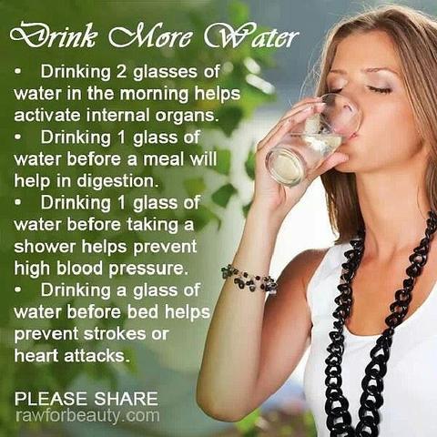 drink more water - (Fleisch, vegan, Vegetarismus)