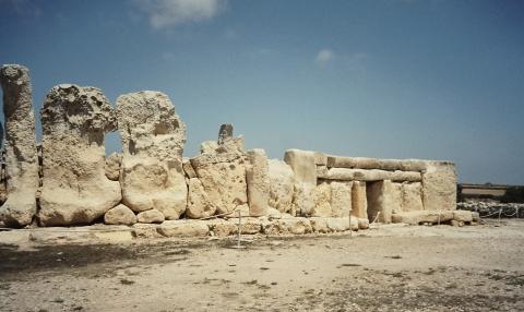 Der Tempel von Hagar Quim auf Malta. Eigenes Photo - (Urlaub, Portugal, Malta)
