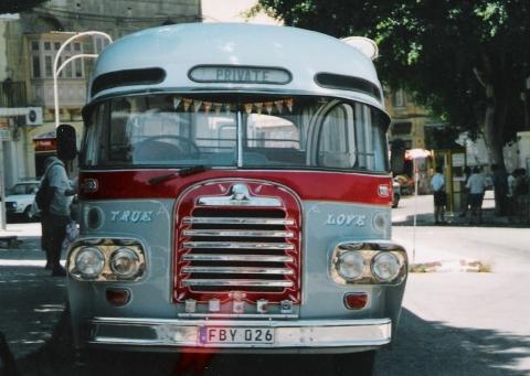 Bus auf Gozo. Eigenes Photo - (Urlaub, Portugal, Malta)