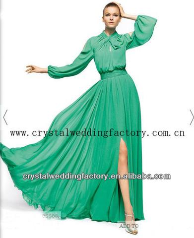 sehr schönes Kleid, mit langen Armen - (Kleidung, Kleid, Ball)