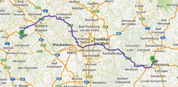 Würzburg - Cochem - (Urlaub, Deutschland)