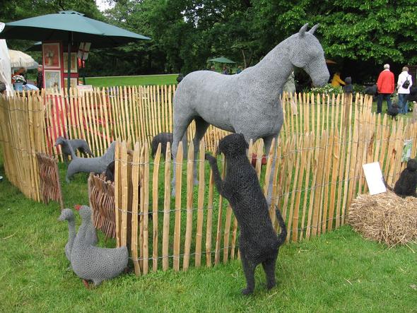 Staketenzaun aus Kastanienholz - (Garten, günstig, Material)