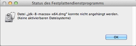 Festplattendienstprogramm - (Mac, Error, Mac OS X)