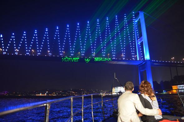 Lasershow Istanbul - (heiraten, Heiratsantrag)