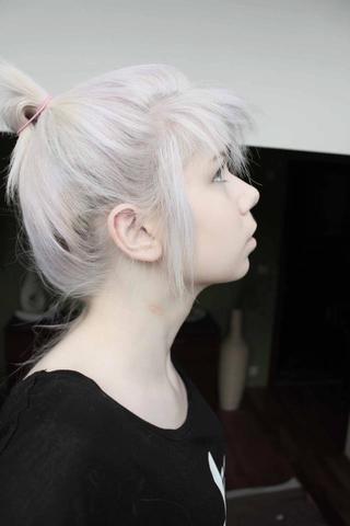 weiße haare