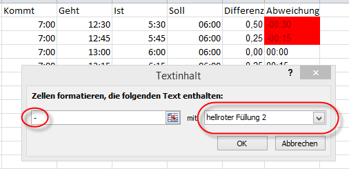 Wenn Dann Bei Uhrzeit Mit Negativen Wert Excel Wenn Dann