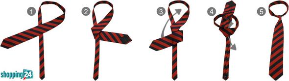 Anleitung Einfacher Krawattenknoten - (Mode, Style)