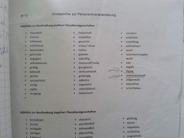 literarische charakterisierung, (kleider machen leute)? (Schule