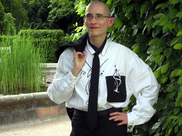 Schwarze Krawatte zum weißen Hemd - (Abschluss, Krawatte)