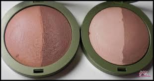 Beide Farben vom bronzer:) - (Mädchen, Gesicht, Schminke)
