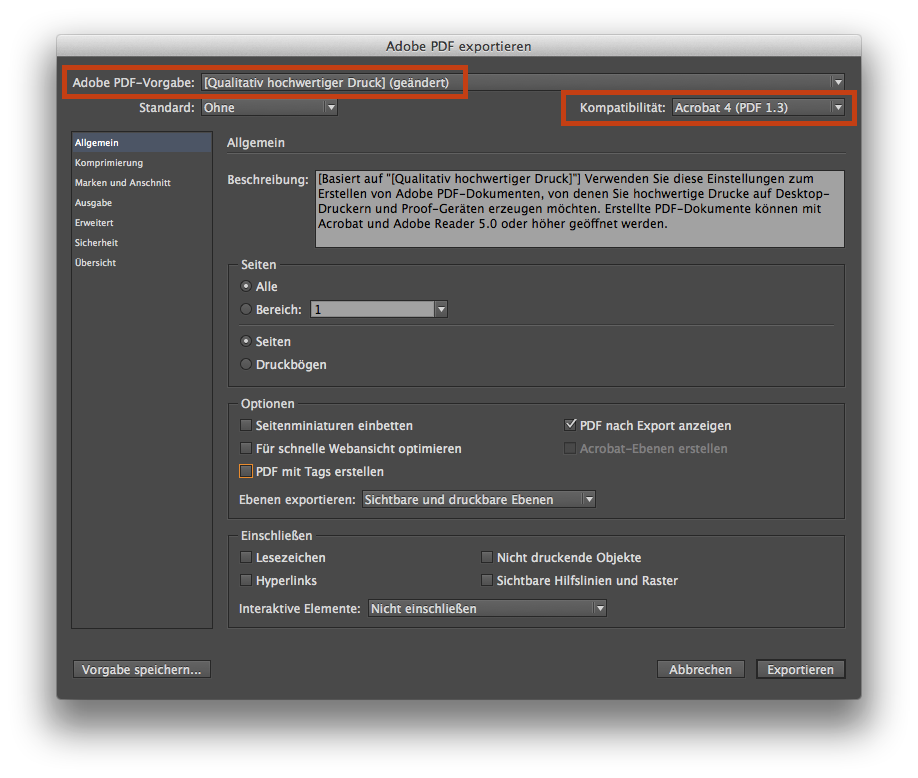 Indesign CC: einzelne Seiten in Graustufen umwandeln (Adobe ...