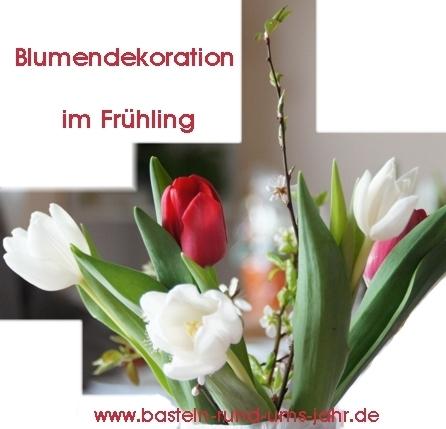 Blumendekoration von www.basteln-rund-ums-jahr.de - (Kleidung, basteln, waschen)