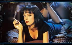 Uma Thurman in *Pulp Fiction* - (Haare, Frisur, Pony)