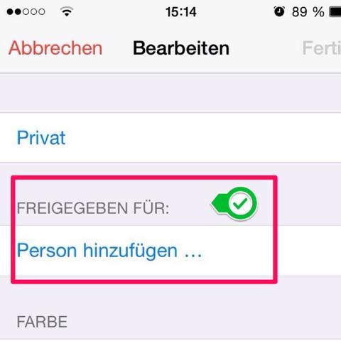 Iphone Kalender Mit Zweiter Person Nutzen Apple