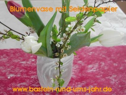 Dekorationsidee Vase von www.basteln-rund-ums-jahr.de - (Christentum, Dekoration, katholisch)