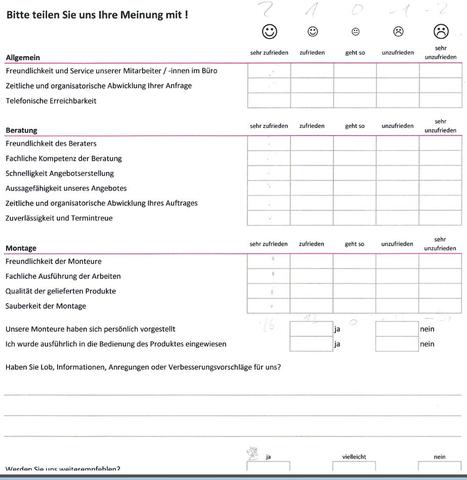 Umfrage - (PC, Excel, Auswertung)