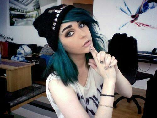 dunkler hauttyp bunte haare geht das