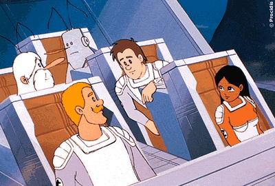 Besatzung - (Zeichentrickfilm, 80er, Raumschiff)