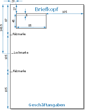 Bewerbung - Sichtfenster Umschlag