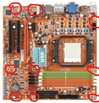 - (Mainboard, Gehäuse)