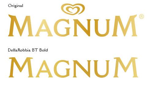 Magnum Font Vorlage - (Schriftart, Font, Magnum)