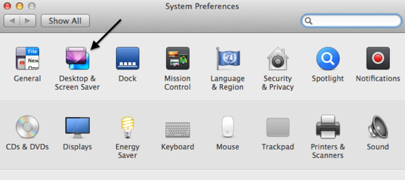 Schreibtischhintergrund-Optionen auswählen - (Mac, Hintergrund)