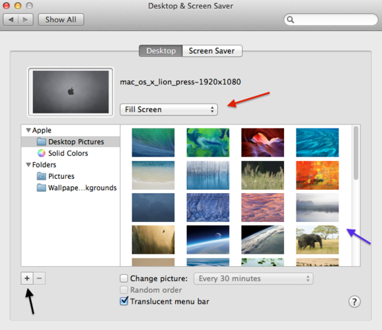 Bild in einem Ordner öffnen und Auflösung einstellen - (Mac, Hintergrund)