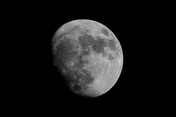 Zunehmender Mond - (Kamera, Foto, Fotografie)