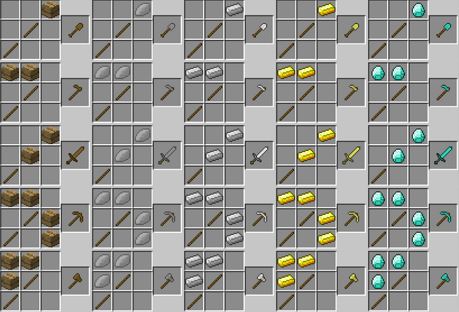 Minecraft crafting 4 fleder? (Spiele, Games, Gaming)
