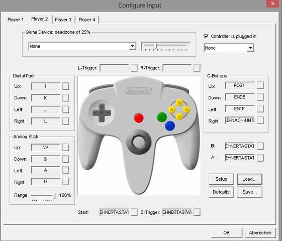 Steuerung - (Spiele, Emulator, Nintendo 64)