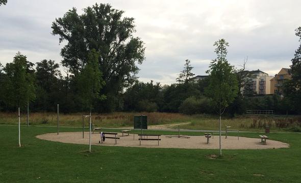 Trainingsplatz an der Siebenbogenbrücke in Fürth - (Freizeit, Sport, Fitness)