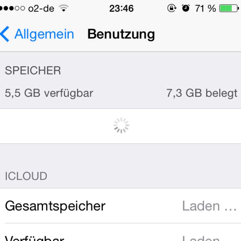 Wo kann man Sehen wie viel GB man hat? (Apple, iPhone, 5S)