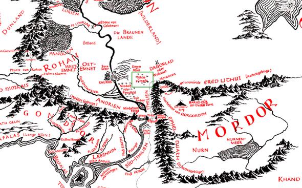 Lage der Totensümpfe - (Herr der Ringe, Der Hobbit, frodo)