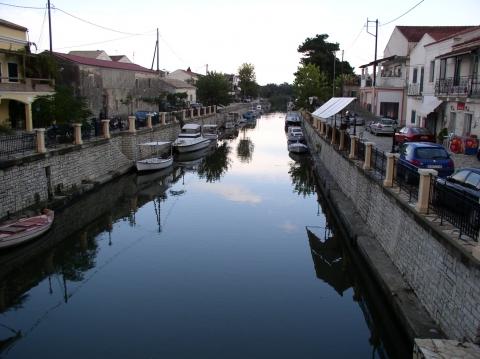 Der Kanal in Lefkimi  Corfu - (Urlaub, Griechenland, Sehenswürdigkeiten)