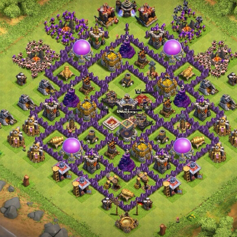 Clash Of Clans Rh 9 Farming Base