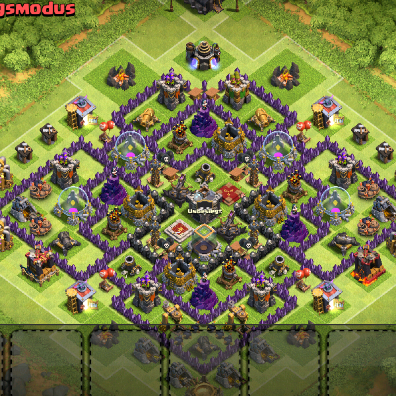 Clash Of Clans Rh 9 Farming Base