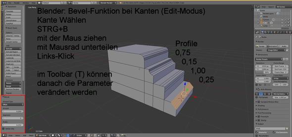 Blender Bevel - (3D, Blender)