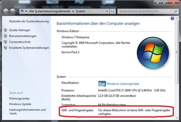 Windows 7 Stift Eingabe - (Computer, PC, Hardware)
