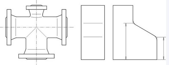 Lichkante an einem Gussteil und einem Werkstück - (Zeichnung, CAD, Konstruktion)