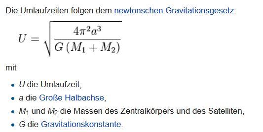 Newtonsche Gravitationsgesetz - (Schule, Mathematik, Physik)