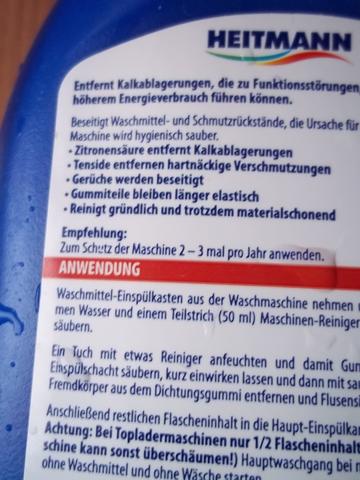 Waschmaschinenpflegeprodukt2 - (Kleidung, Waschmaschine, waschen)