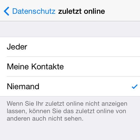 Iphone/Whatsapp/Einstell./Datenschutz - (Handy, Smartphone, iPhone)
