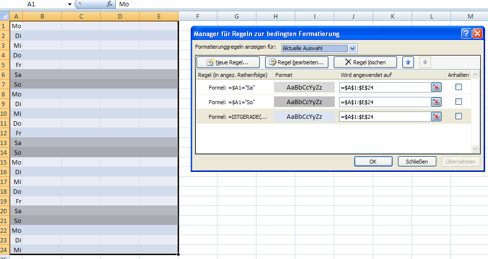 Excel Zelle Farbig Wenn Andere Zelle Wert Excel: Zellen farbig markieren, wenn bestimme Zelle einen bestimmten
